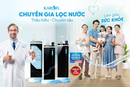 Karofi Chuyên gia lọc nước, thấu hiểu, chuyên sâu, làm giàu sức khỏe