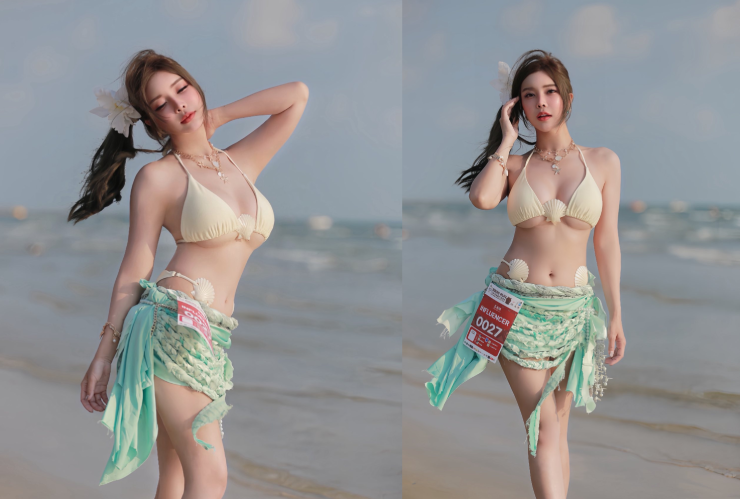 Phát sốt với mỹ nhân "trắng như ngọc", mặc bikini nhảy múa và đua tài giải chạy - 3