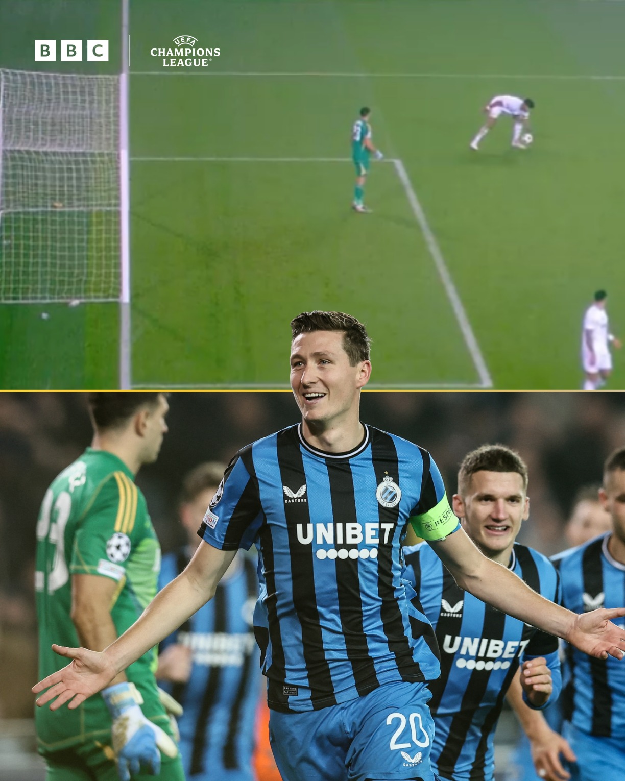 Trung vệ Tyrone Mings của Aston Villa từng bị thổi penalty ở tình huống tương tự trận gặp Club Brugge