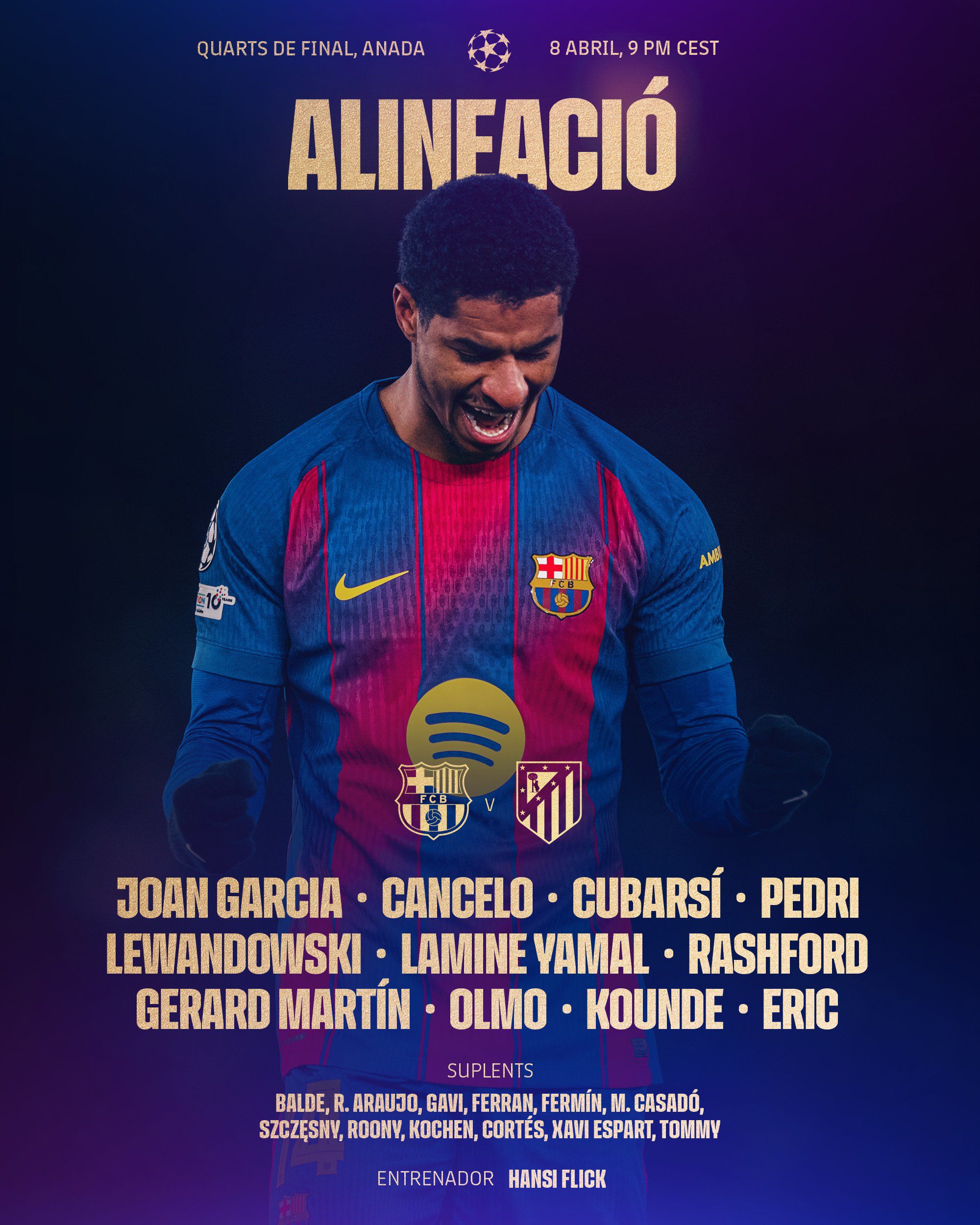 Trực tiếp bóng đá Barcelona - Atletico Madrid: Olmo phung phí cơ hội phút 90+3 (Hết giờ) - 1