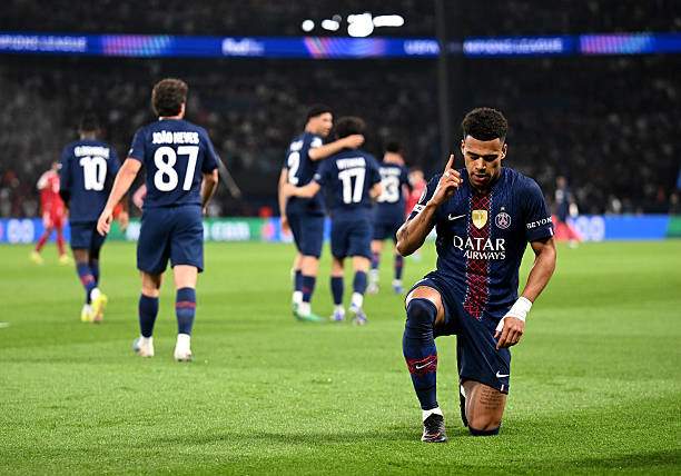 Có phần may mắn, nhưng Doue đã ghi bàn mở tỷ số cho PSG