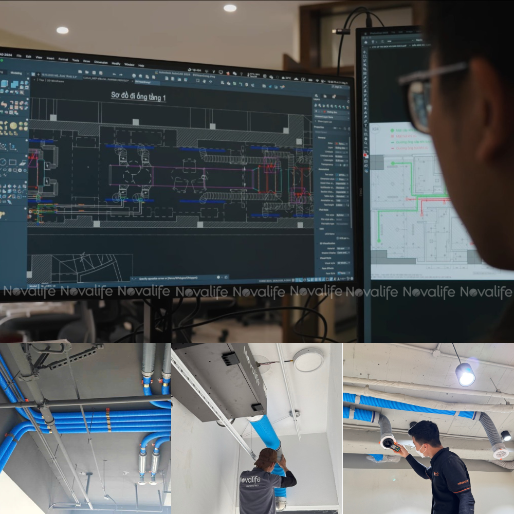 Hệ thống khí tươi là một giải pháp tổng thể, đòi hỏi sự phối hợp giữa thiết kế, thi công và vận hành.