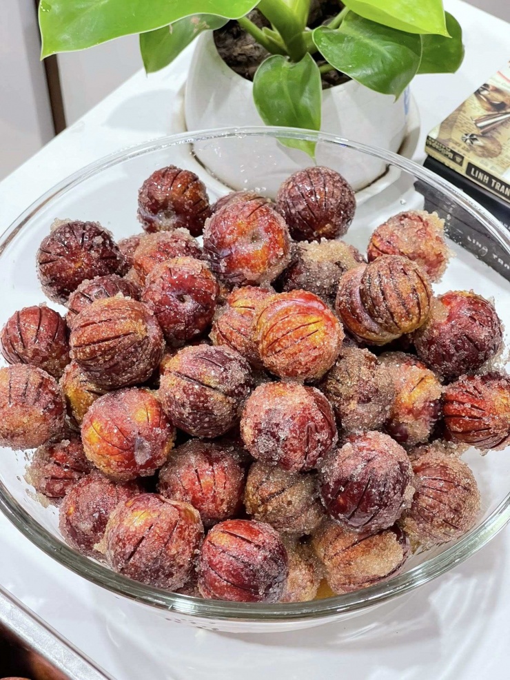 Ướp mận cho ngấm đường