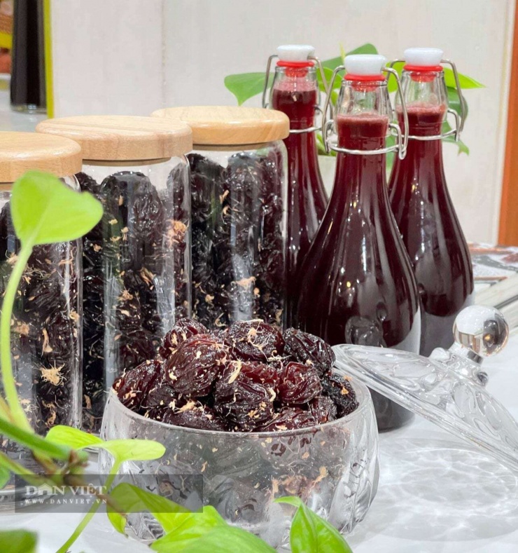 Thành quả của 10 kg mận tươi