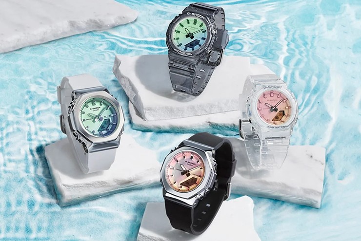 Các thành viên trong dòng&nbsp;G-Shock Summer Resort 2026 mới.