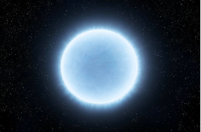 Những ngôi sao nguyên sơ nhất vũ trụ thường là những ngôi sao khổng lồ nghèo kim loại - Ảnh đồ họa: NSF