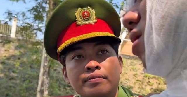 Công an xã ở Huế làm clip tuyên truyền luật giao thông như phim điện ảnh