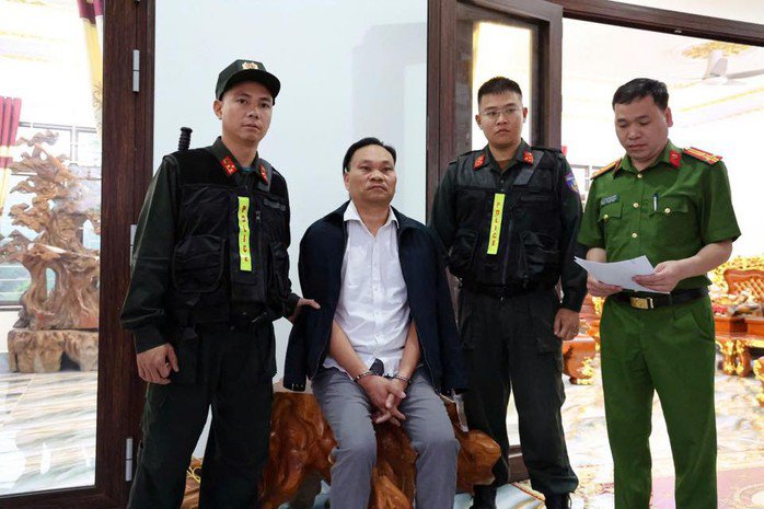 Một đối tượng liên quan bị bắt giữ trước đó. Ảnh: CACC