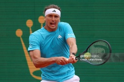 Tennis đỉnh cao Monte Carlo: Zverev hạ Fonseca, giành vé vào bán kết