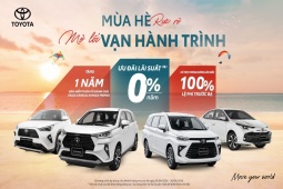 Toyota duy trì sức mua với chương trình ưu đãi lớn trong tháng 4