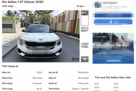 Chiếc Kia Seltos cũ đáng tham khảo cho gia đình nhỏ, giá 488 triệu đồng