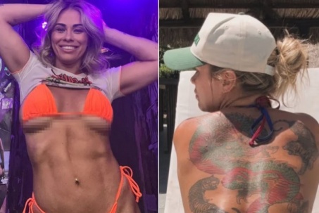 Kiều nữ UFC "khỏa thân" tắm nắng, ngỡ ngàng với diện mạo mới