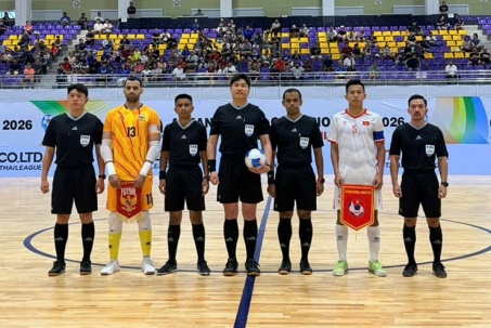 Video bóng đá futsal ĐT Việt Nam - Indonesia: Siêu phẩm Đa Hải, rượt đuổi 5 bàn (ASEAN Cup)