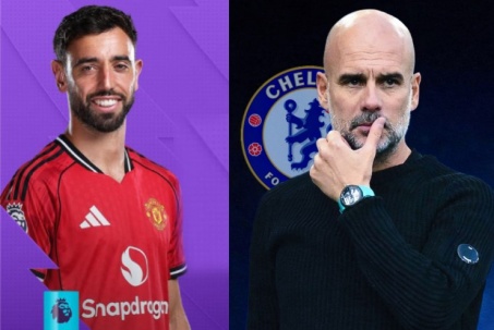 Pep dễ ôm hận trước Chelsea & hậu bối, Fernandes cực sung "gánh" MU hết mùa (Clip 1 phút)