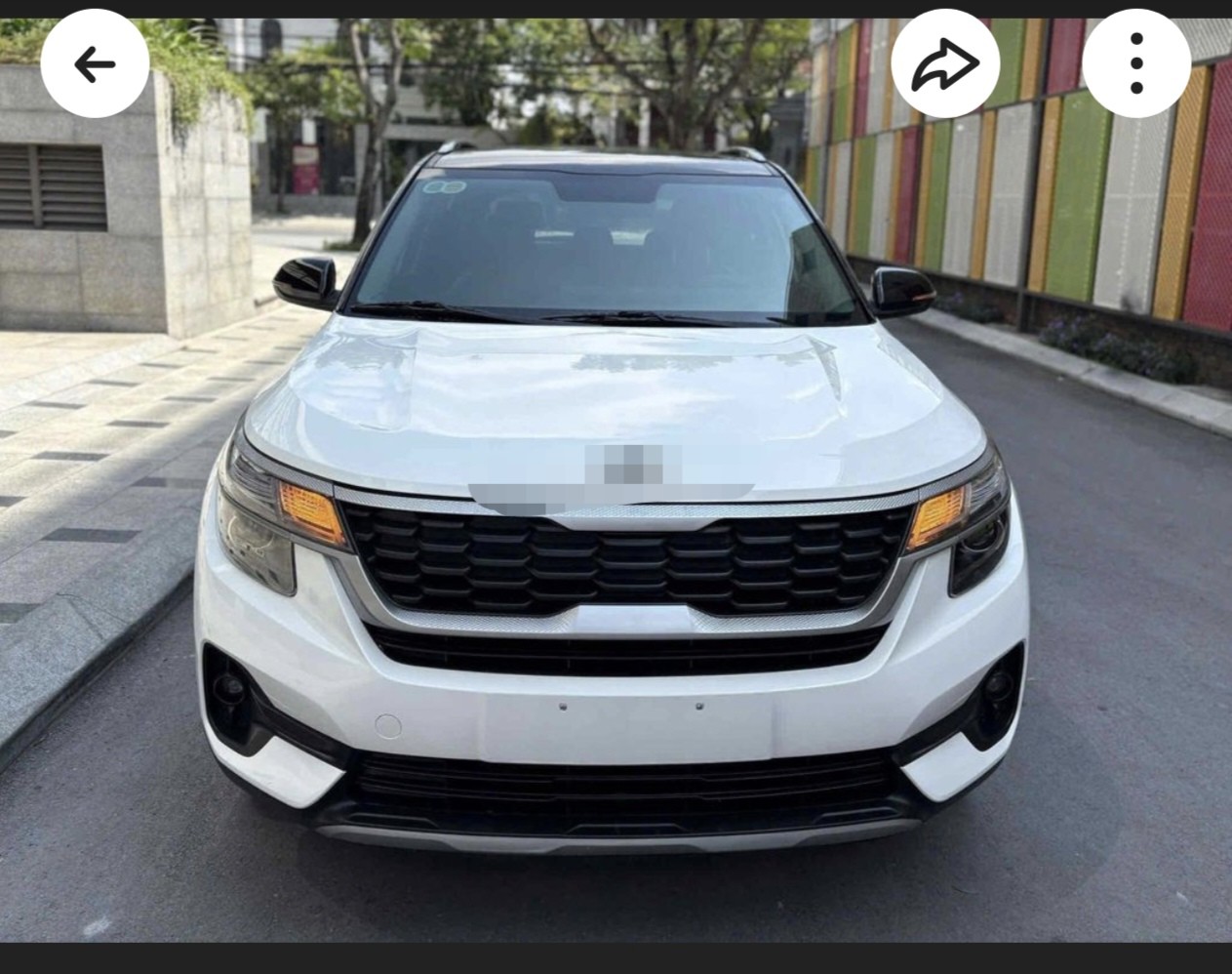 ​​​​​​Ảnh thực tế chiếc Kia Seltos cũ được rao bán.