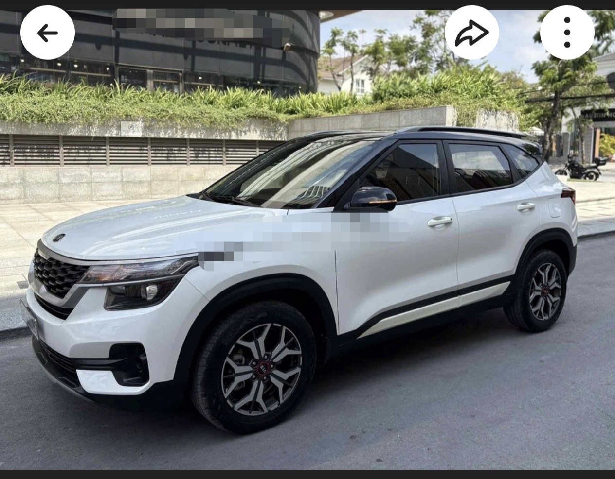 ​​​​​​Ảnh thực tế chiếc Kia Seltos cũ được rao bán.