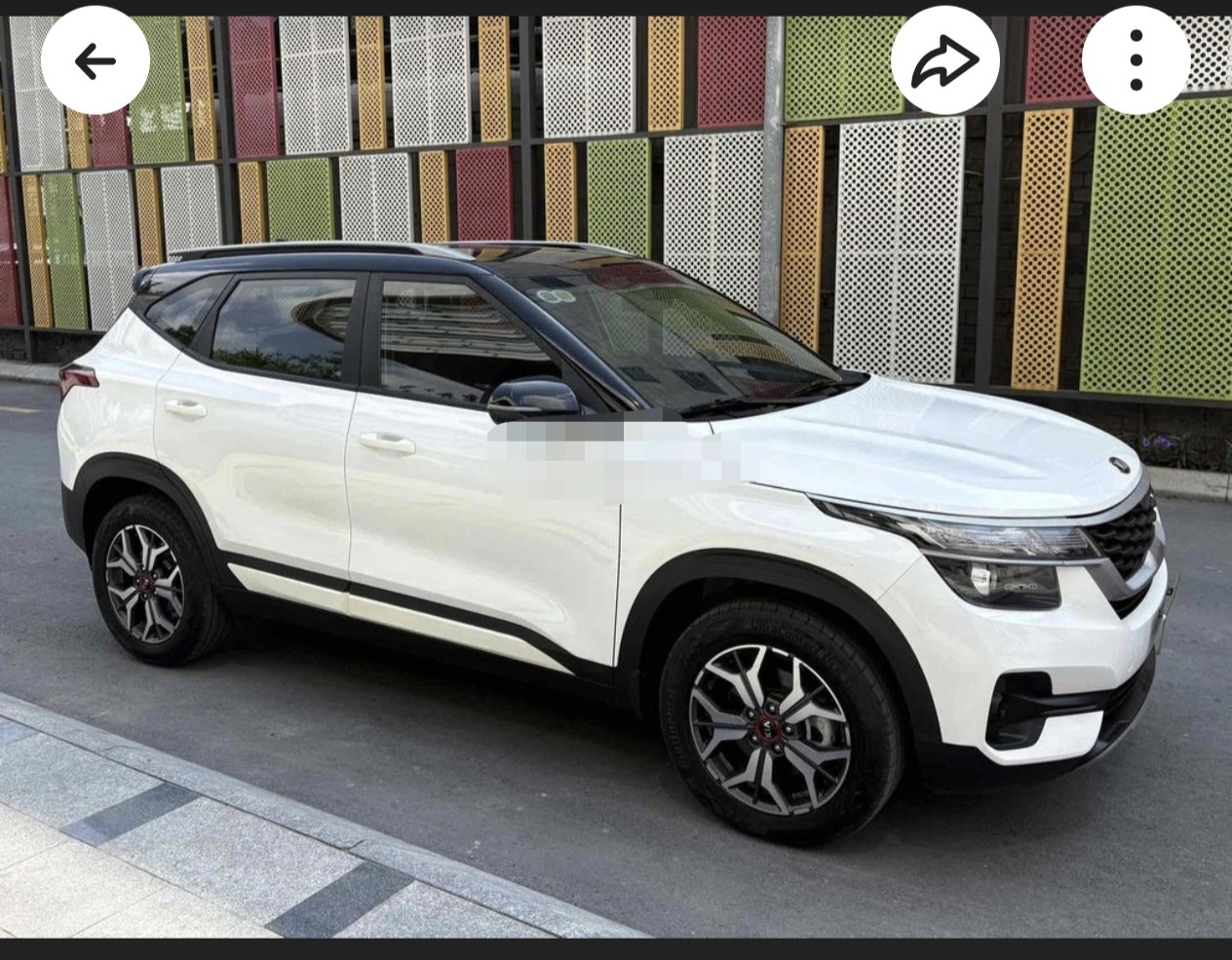 ​​​​​​Ảnh thực tế chiếc Kia Seltos cũ được rao bán.