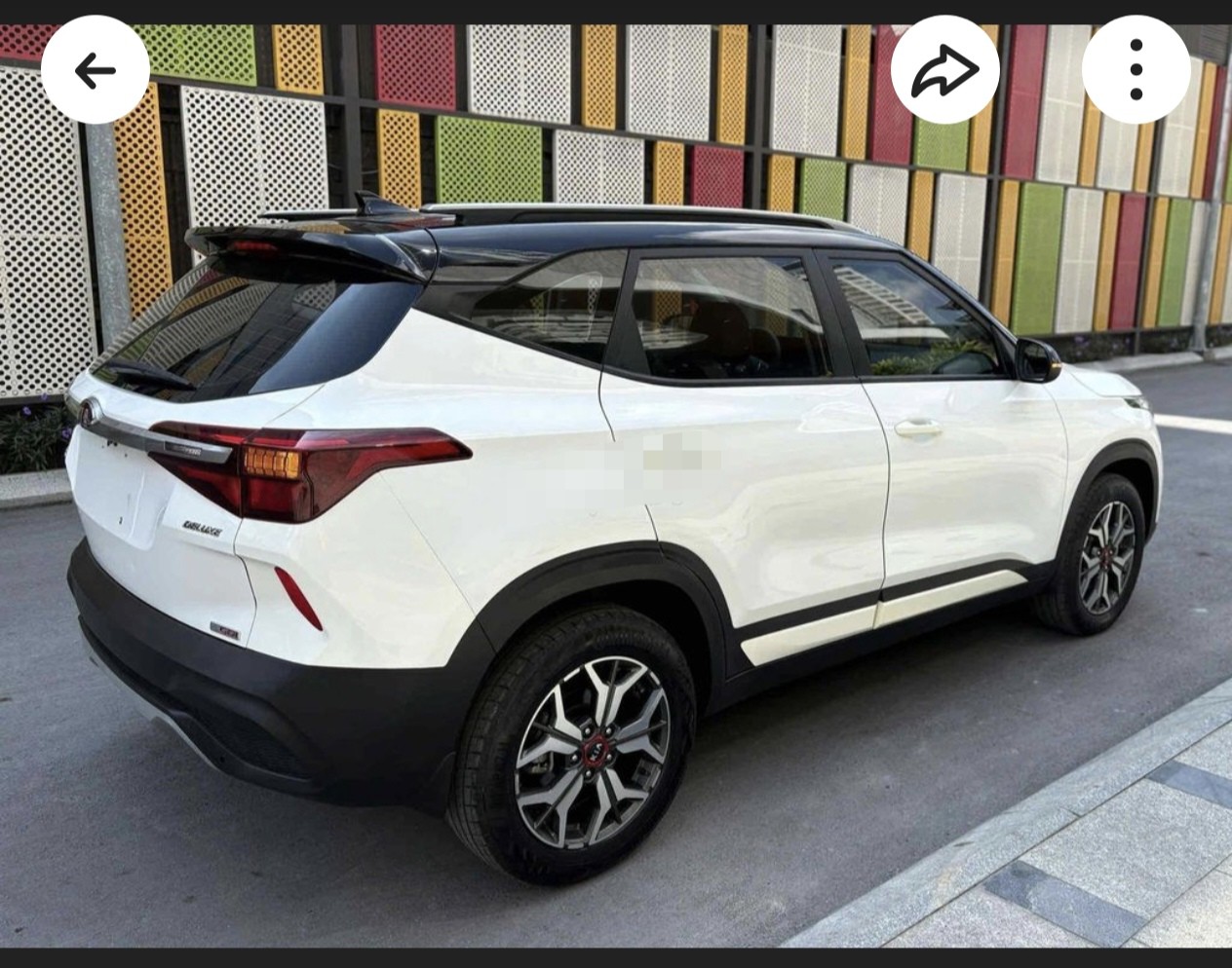 ​​​​​​Ảnh thực tế chiếc Kia Seltos cũ được rao bán.