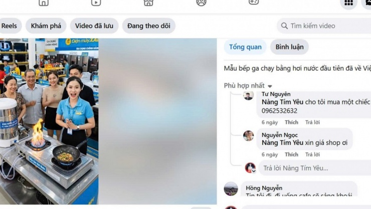 Nhiều người tin để lại số điện thoại, địa chỉ để đặt mua sản phẩm.