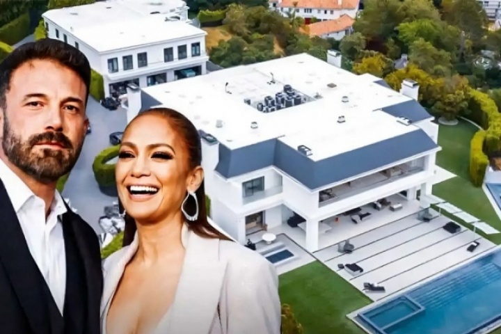 Ben Affleck tặng lại dinh thự 60 triệu USD cho Jennifer Lopez