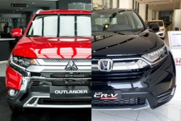 Chọn Mitsubishi Outlander hay Honda CR-V trong tầm giá 1 tỷ đồng?