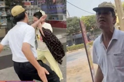 Công an xác minh vụ tài xế taxi dùng gạch tấn công cặp vợ chồng hành khách