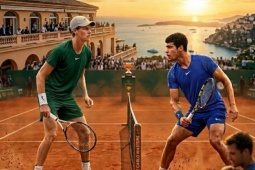 Chung kết tennis đỉnh cao Monte Carlo: Kinh điển Alcaraz - Sinner, định đoạt ngôi số 1