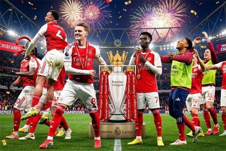 Arsenal cần thêm mấy điểm để vô địch Ngoại hạng Anh sau 22 năm?