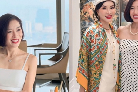 Vẻ ngoài tuổi trung niên của 'phú bà' Vbiz - Hoa khôi Thể thao vừa mời bạn bè đến thăm biệt thự 200 tỷ