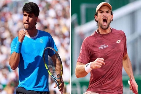 Video tennis Alcaraz - Vacherot: 2 set đỉnh cao, chung kết trong mơ với Sinner (Monte Carlo)