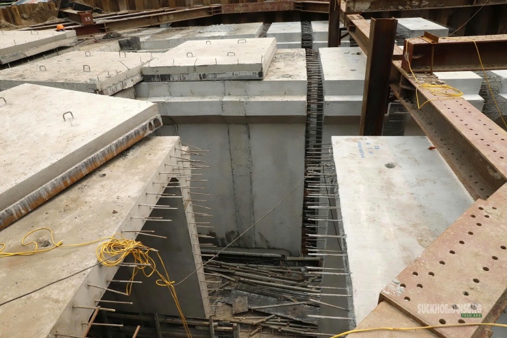 Cận cảnh 'siêu bể' chống ngập dưới lòng phố cổ Hà Nội - 8