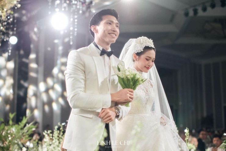 Đoàn Văn Hậu và Doãn Hải My về chung một nhà vào năm 2023. Ảnh: Lê Chí Linh