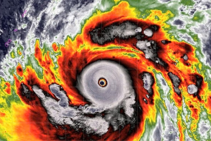 Siêu bão Sinlaku đang mạnh nhất thế giới năm 2026