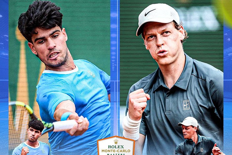 Trực tiếp tennis Alcaraz - Sinner: Đỉnh cao vẫy gọi (CK Monte Carlo Masters)