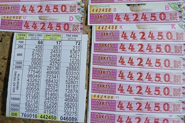 Đại lý tìm người trúng giải độc đắc 16 vé xổ số miền Nam