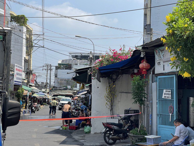 Hiện trường vụ cháy.