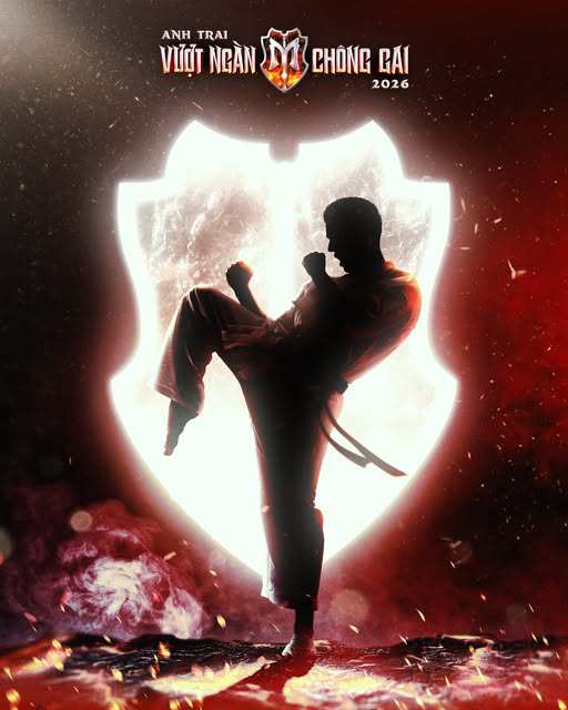 Hình ảnh gợi ý khiến khán giả liên tưởng tới nhân vật võ thuật sẽ tham gia chương trình.