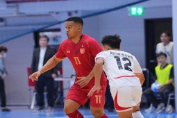 Video futsal Indonesia - Thái Lan: Bước ngoặt 2 giây cuối hiệp 1, lật đổ ấn tượng (CK ASEAN Cup)
