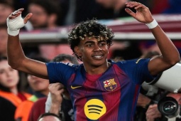 Yamal quên nỗi sầu tại cúp C1: Toả sáng rực rỡ trong lần thứ 100 đá tại La Liga