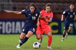 Video bóng đá U20 nữ Thái Lan - Hàn Quốc: 120 phút kịch chiến, vỡ òa vé World Cup (Giải châu Á)