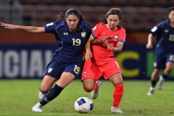 Video bóng đá U20 nữ Thái Lan - Hàn Quốc: 120 phút kịch chiến, vỡ òa vé World Cup (Giải châu Á)