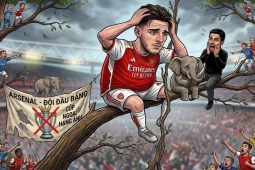 "Chú voi" Arsenal sắp rơi khỏi ngọn cây, đếm ngày dâng chức vô địch Ngoại hạng Anh