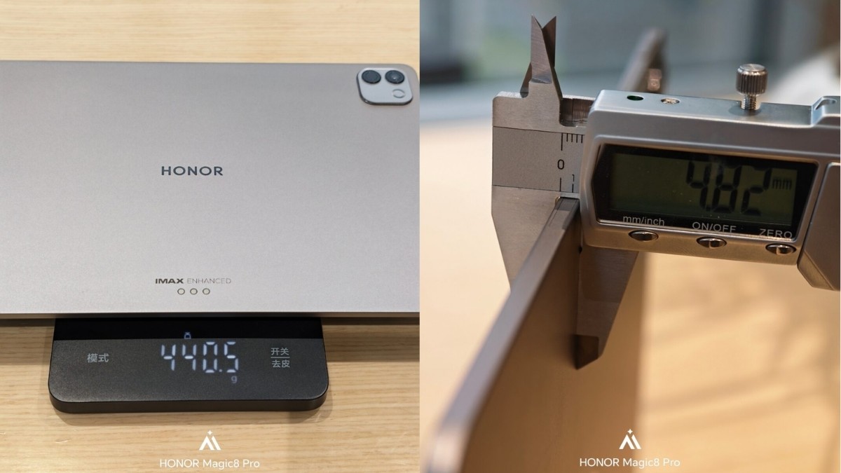 HONOR MagicPad 3 Pro 12.3 inch lộ ảnh thực tế: Dày 4,8 mm, màn OLED viền mỏng - 2