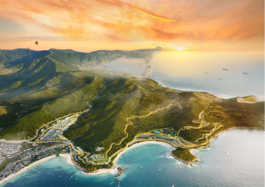 Hình ảnh toàn cảnh dự án, “Di sản độc tôn” ven Vịnh làm lung linh lòng người (ảnh CĐT)