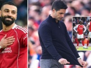 Nghẹt thở bảng xếp hạng NHA: Arsenal - Liverpool tạo kịch tính đua vô địch & top 5