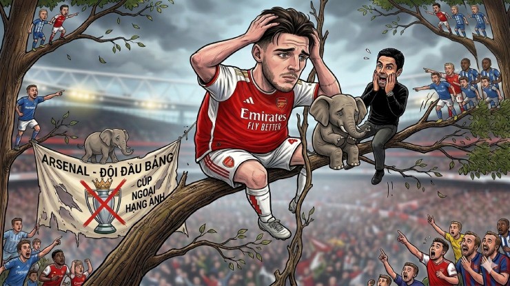 "Chú voi" Arsenal chờ ngày rơi khỏi ngọn cây?
