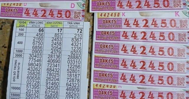 Đại lý tìm người trúng giải độc đắc 16 vé xổ số miền Nam