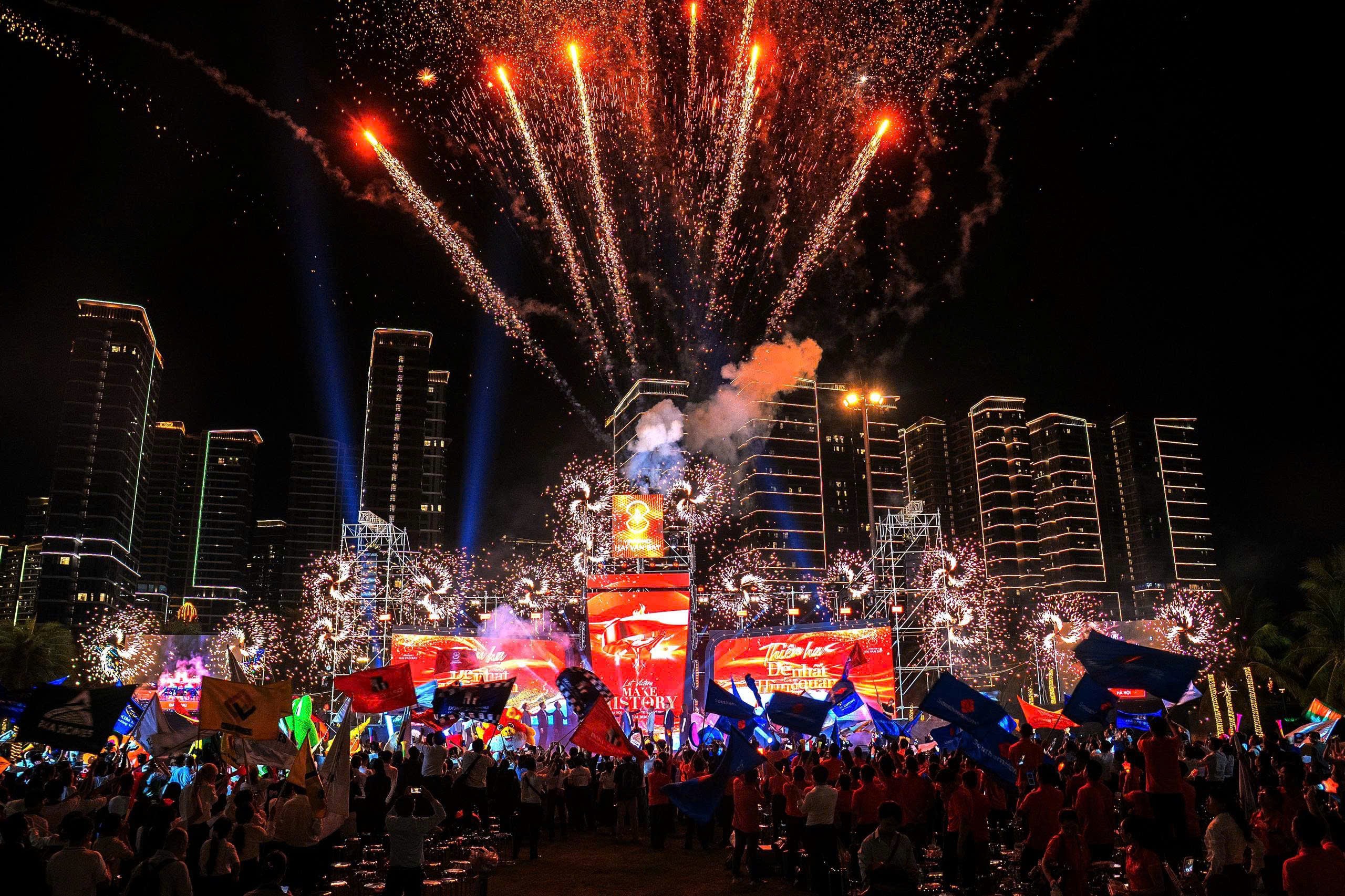 Khoảnh khắc quan trọng trong sự kiện Kick-off dự án Vinhomes Hải Vân Bay diễn ra vào ngày 7/4/2026 (ảnh CĐT)