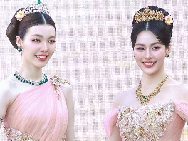 Hai nữ thần Songkran được khen 'đẹp như bước ra từ truyện tranh'