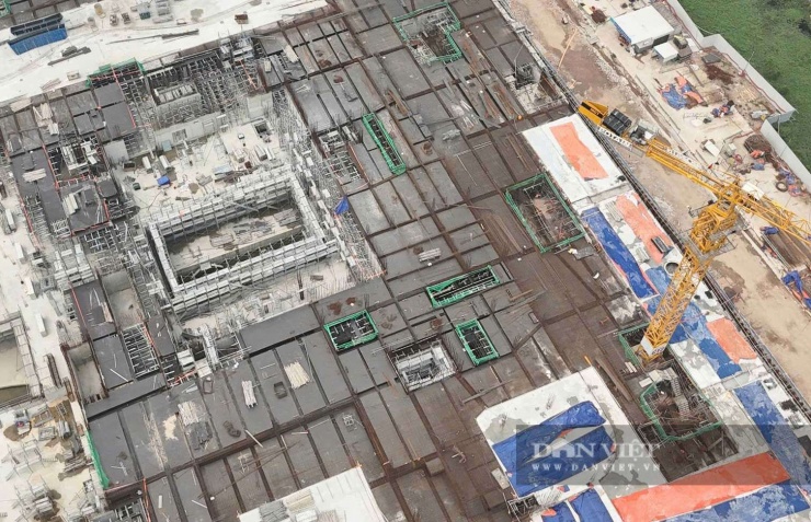 Hiện giai đoạn 1, phần móng của dự án đã được xây dựng gần như hoàn tất.